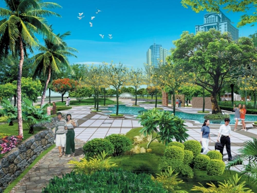 Công viên cây xanh dự án New Times City