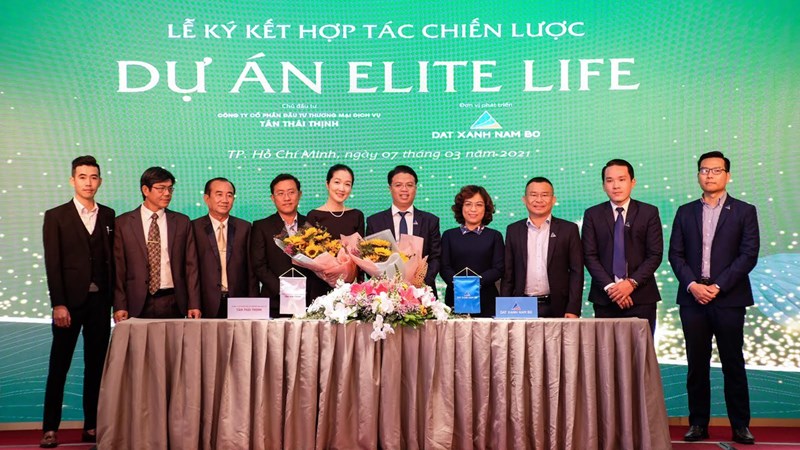 Lễ ký kết dự án Elite Life Long An tại TP. HCM vào ngày 17/03/2021 vừa qua