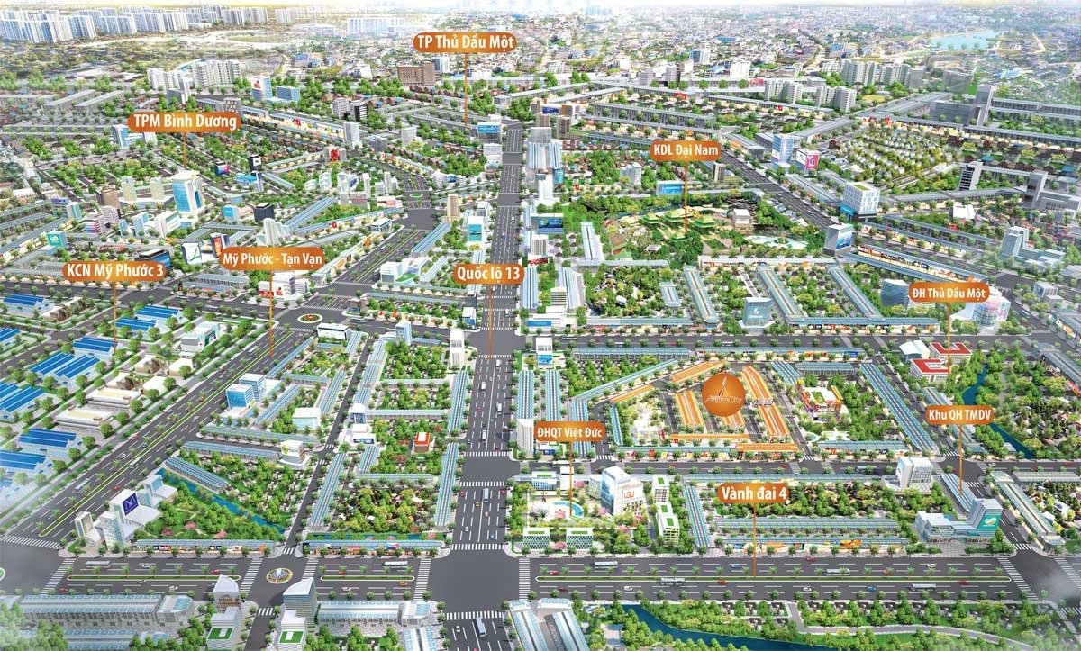 Toàn cảnh dự án Bình Dương Avenue City