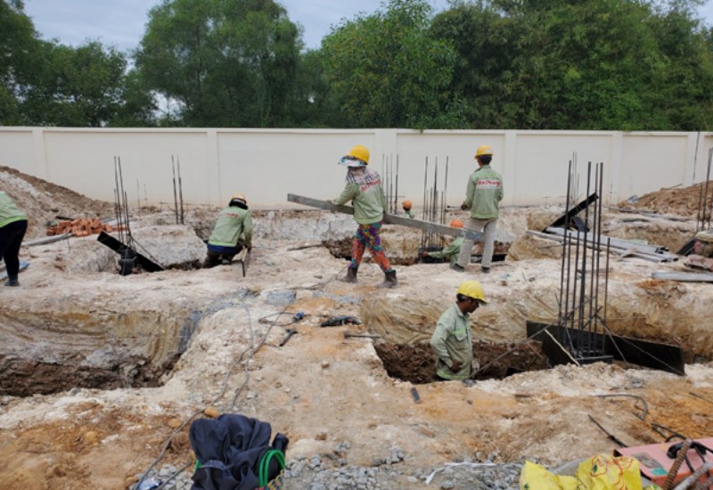 Hiện tại, dự án Phước Điền Citizen đang được đào móng để tiến hành xây dựng nhà.
