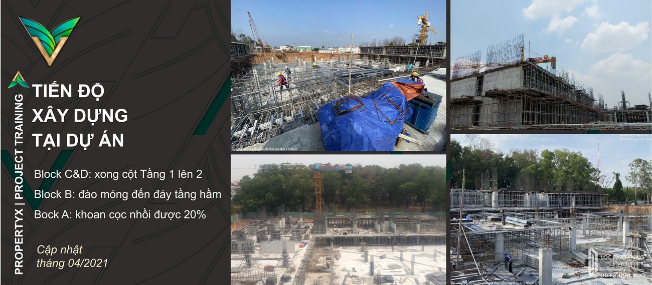 Tiến độ xây dựng dự án Lavita Thuận An cập nhật tháng 4/2021