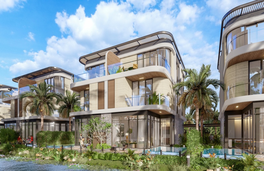 Mẫu thiết kế Semi Detached Villa 01 của dự án Venezia Beach